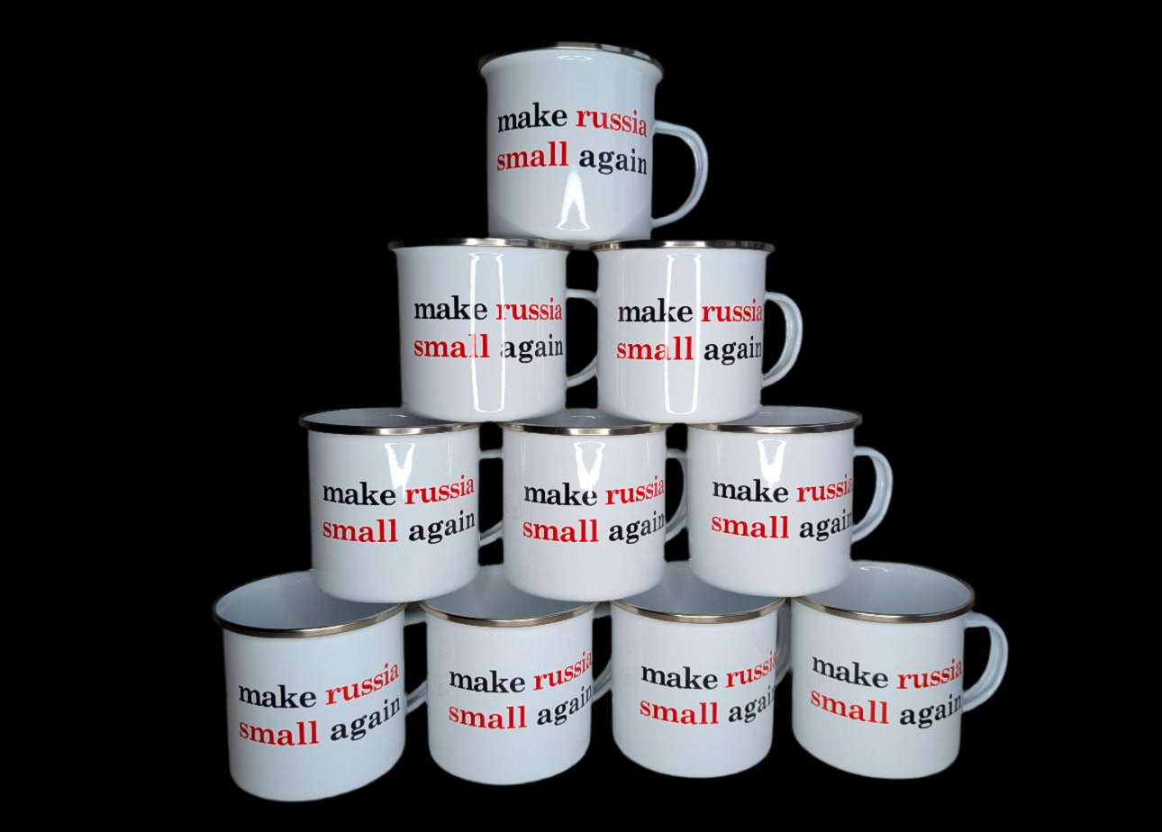 Puodelis “make russia small again”