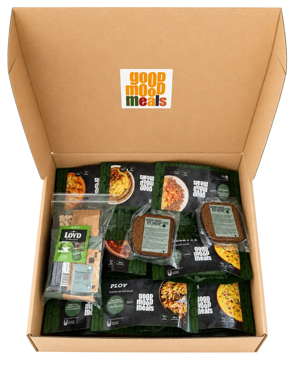 72 valandų maisto davinys „Good Mood Meals“