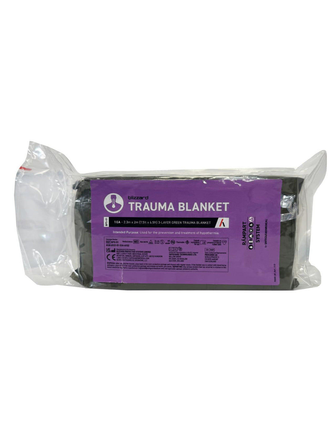 Antklodė „Blizzard Trauma Blanket“ – Žalia
