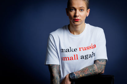 Marškinėliai "make russia small again"