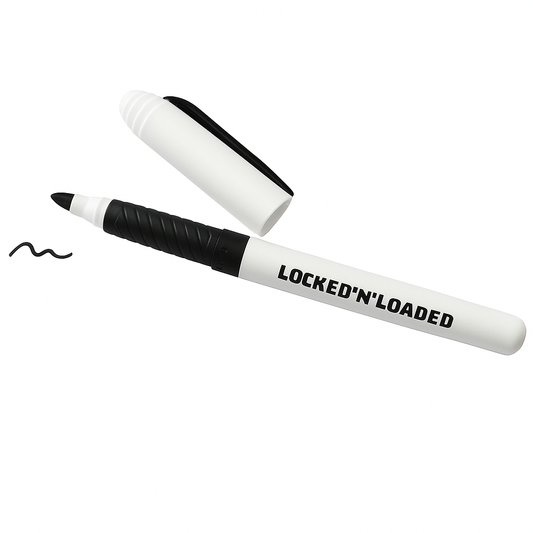 Black permanent marker