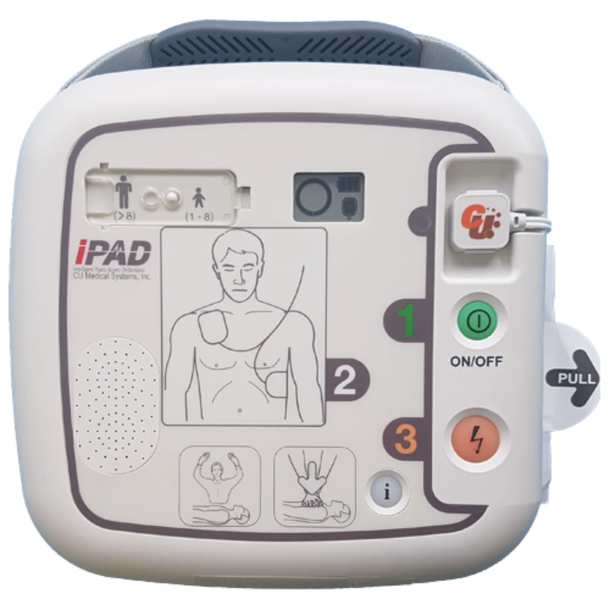 Pusiau automatinis išorinis defibriliatorius (AED) Cu Medical iPAD CU-SP1