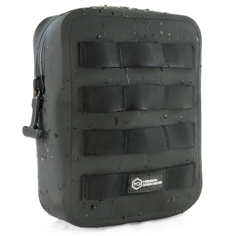 Neperšlampamas Faradėjaus krepšelis su Molle sistema - MISSION DARKNESS™ DRY SHIELD MOLLE FARADAY POUCH