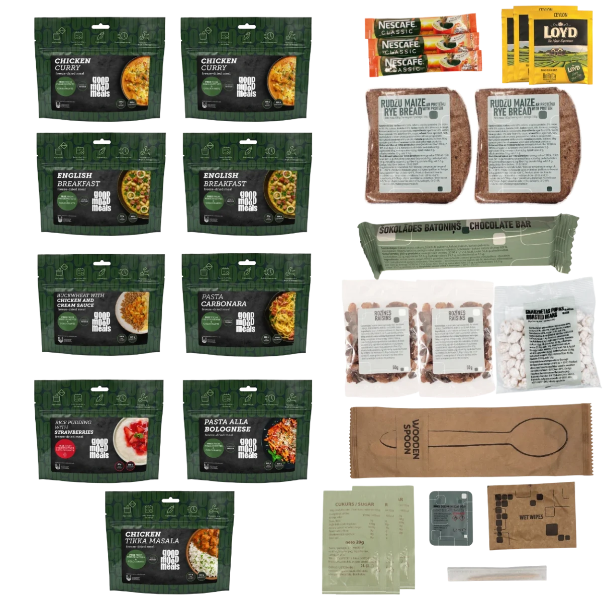 72 valandų maisto davinys „Good Mood Meals“
